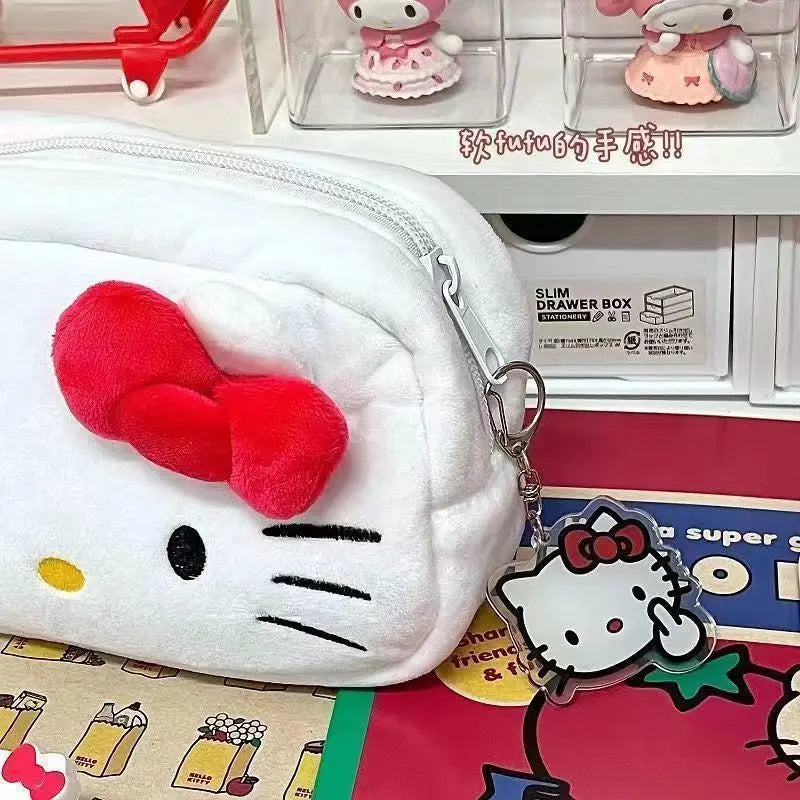 Hello Kitty Plush Pencil Case